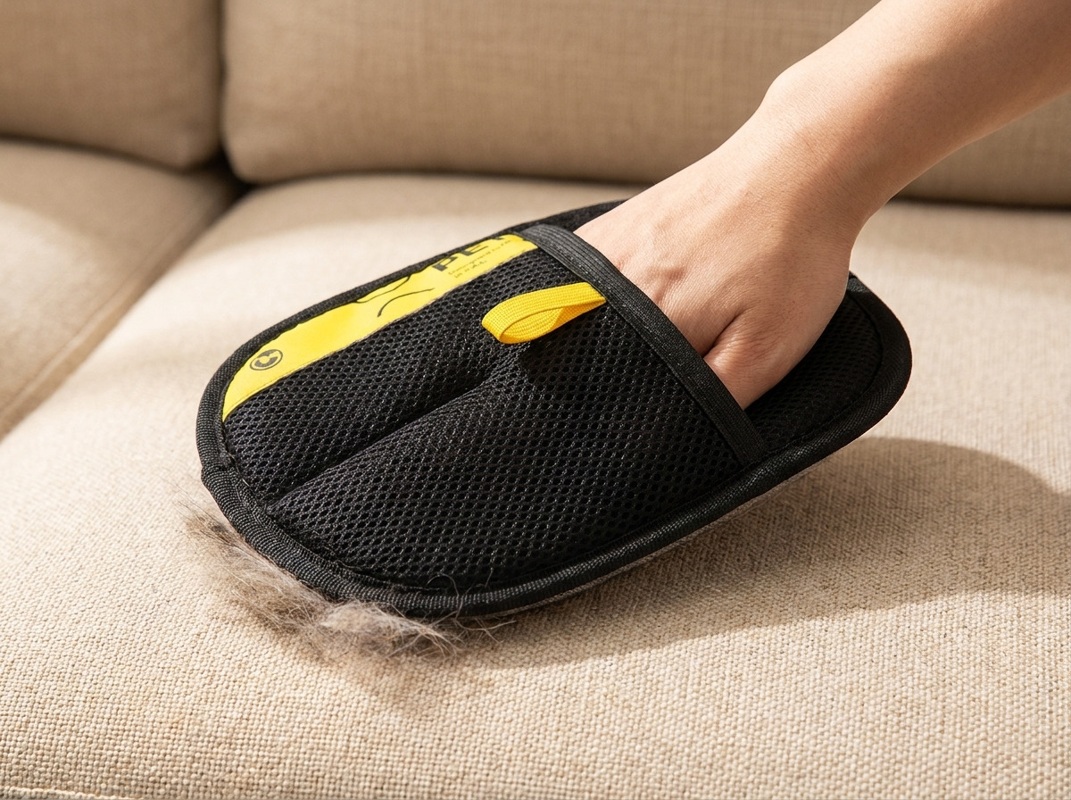 Použití rukavice Furrio Clean